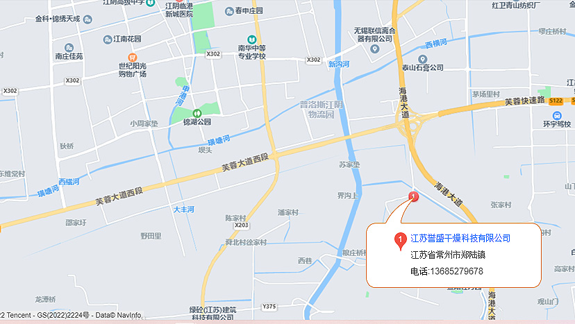 江苏誉盛干燥科技有限公司的位置地图